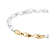 Georg Jensen 18ct Yellow Gold & Sterling Silver REFLECT Bracelet