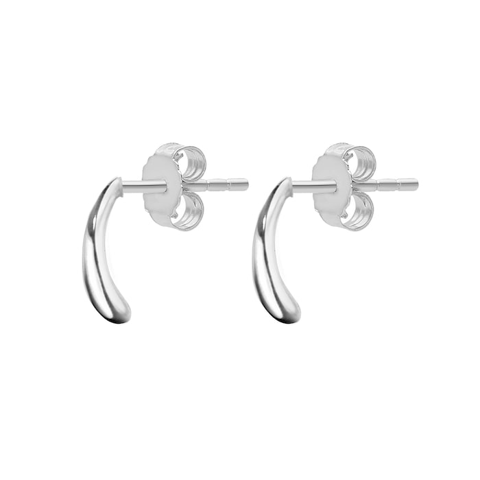 Georg Jensen Sterling Silver Offspring Stud Earrings