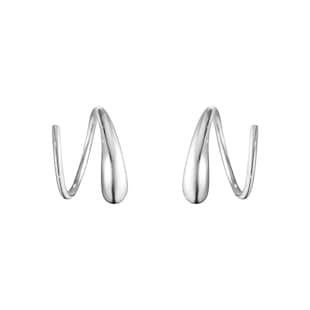Georg Jensen Sterling Silver Mercy Hoop Earrings