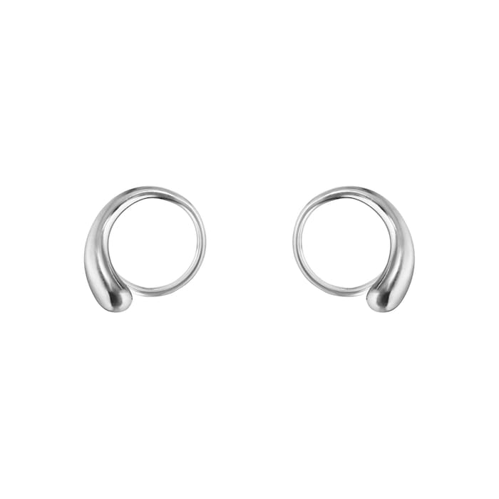 Georg Jensen Sterling Silver Mercy Hoop Earrings