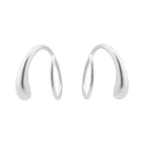 Georg Jensen Sterling Silver Mercy Hoop Earrings
