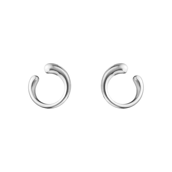 Georg Jensen Sterling Silver Mercy Hoop Earrings