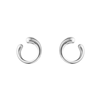Georg Jensen Sterling Silver Mercy Hoop Earrings