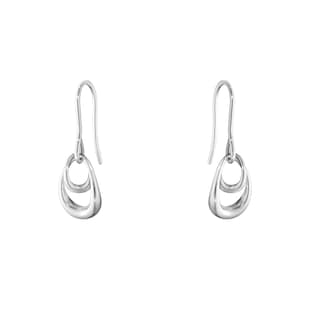 Georg Jensen Sterling Silver Offspring Drop Earrings