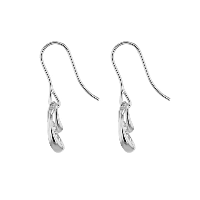 Georg Jensen Sterling Silver Offspring Drop Earrings