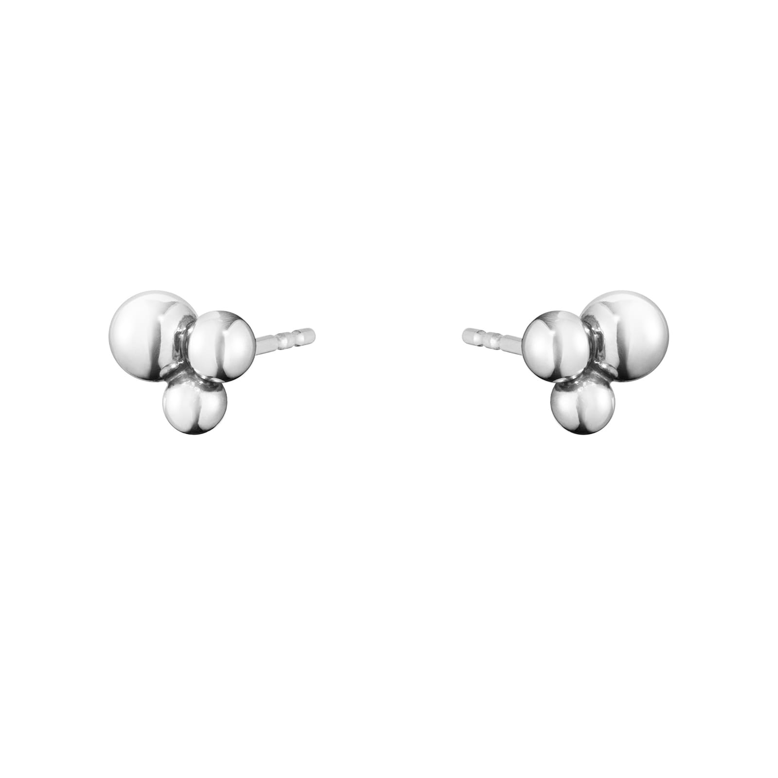 Sterling Silver Grapes Stud Earrings