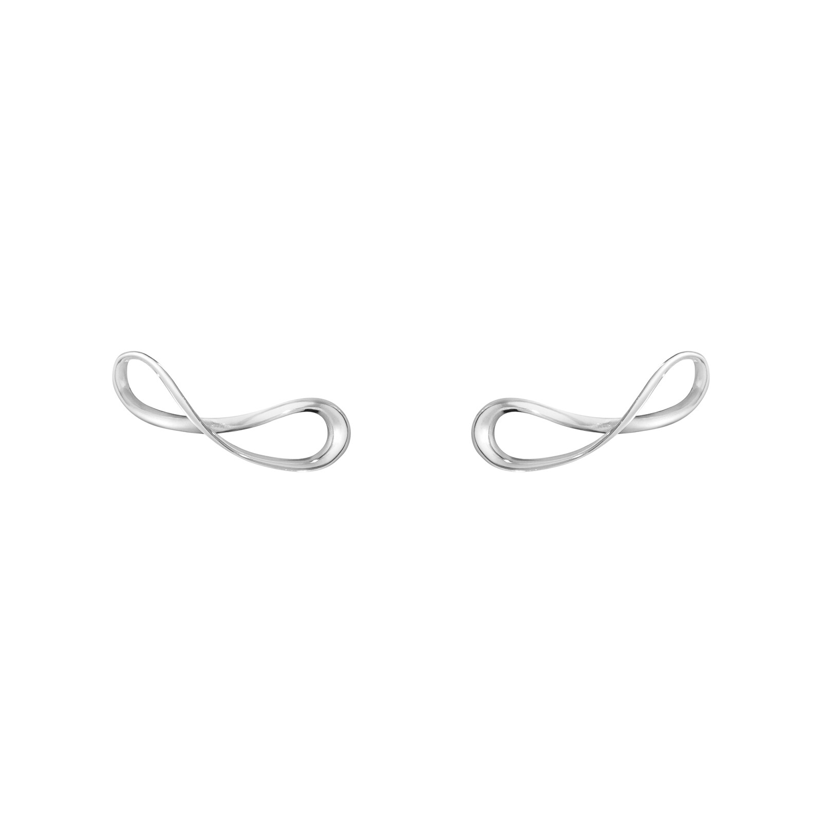 Georg Jensen Sterling Silver Infinity Climber Earrings