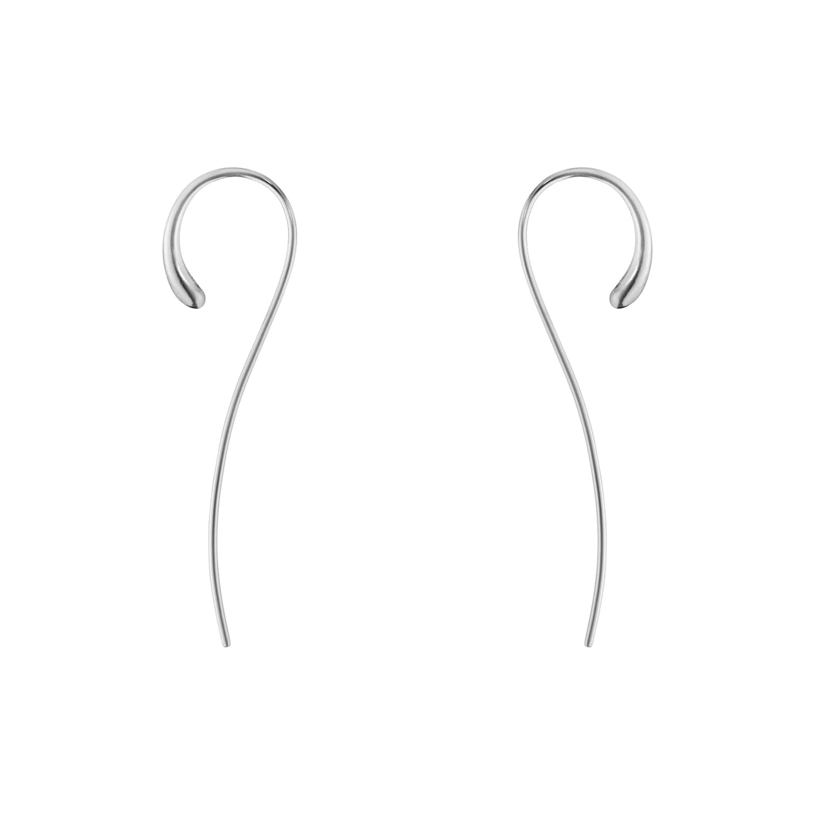 Georg Jensen Sterling Silver Mercy Drop Earrings 10015599 | Goldsmiths