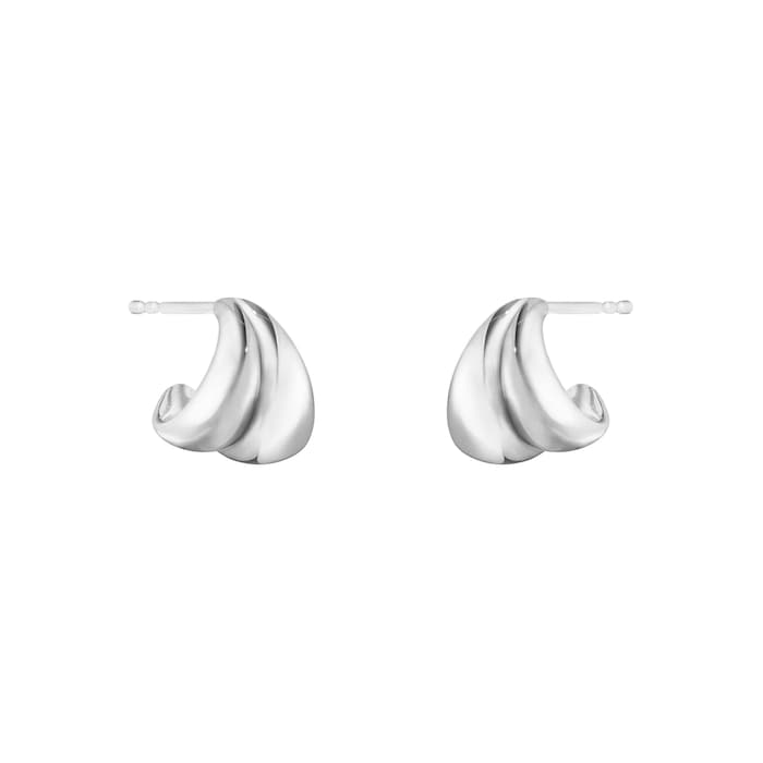 Georg Jensen Sterling Silver Curve Earrings Small