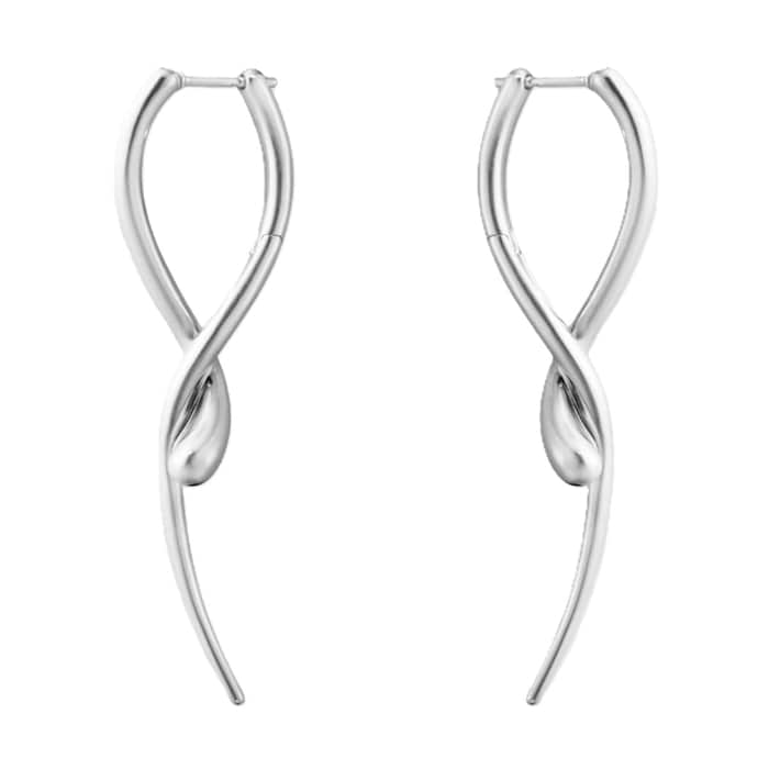 Georg Jensen Sterling Silver Mercy Drop Earrings