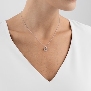 Georg Jensen Sterling Silver Offspring Pendant Small