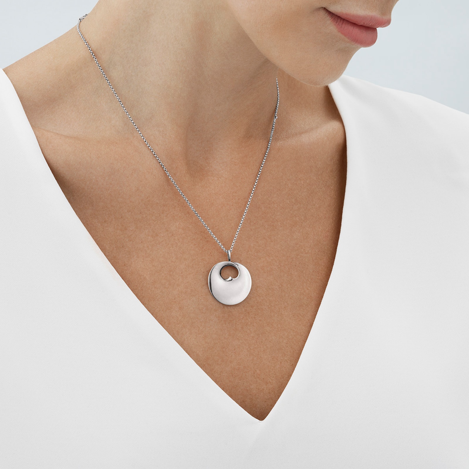 Georg jensen sale heart necklace