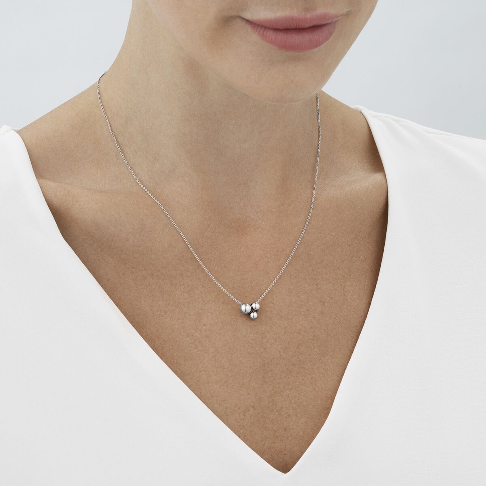 Georg Jensen Sterling Silver Grapes Pendant Georg Jensen Sterling Silver Grapes Pendant