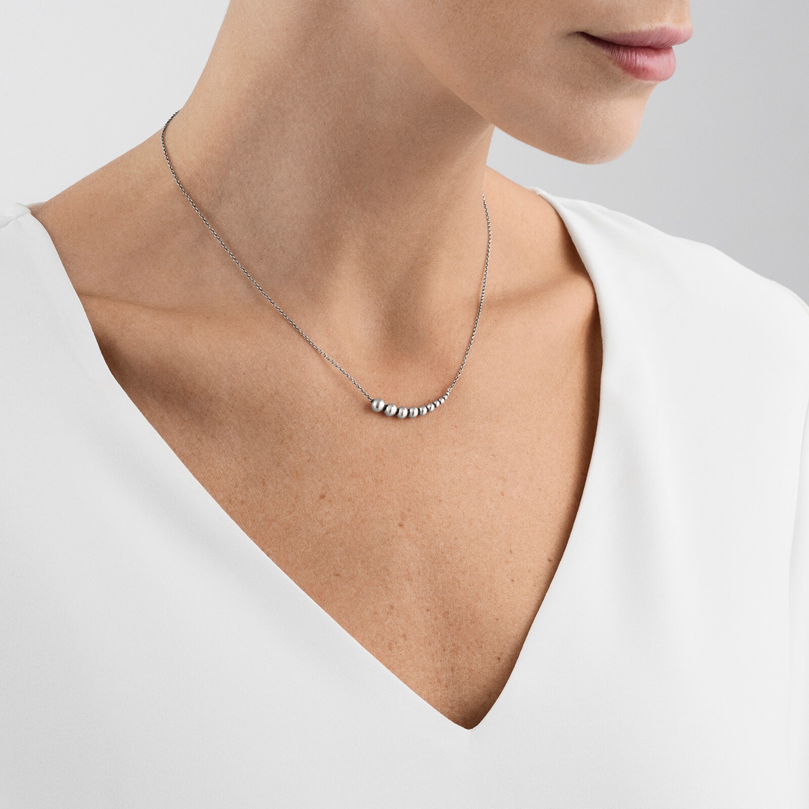 Georg Jensen Oxidised Sterling Silver Grapes Pendant Georg Jensen Oxidised Sterling Silver Grapes Pendant