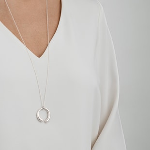 Georg Jensen Sterling Silver Mercy Pendant Large