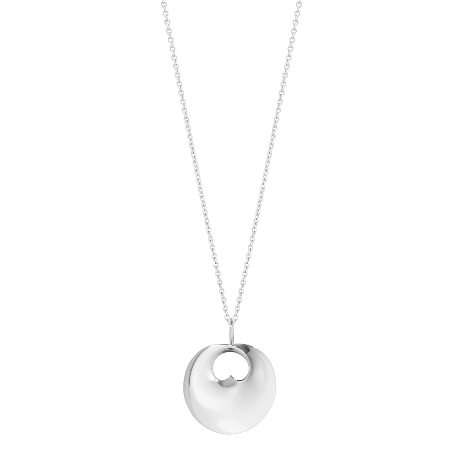 Georg Jensen Sterling Silver Hidden Heart Pendant Large Georg Jensen Sterling Silver Hidden Heart Pendant Large