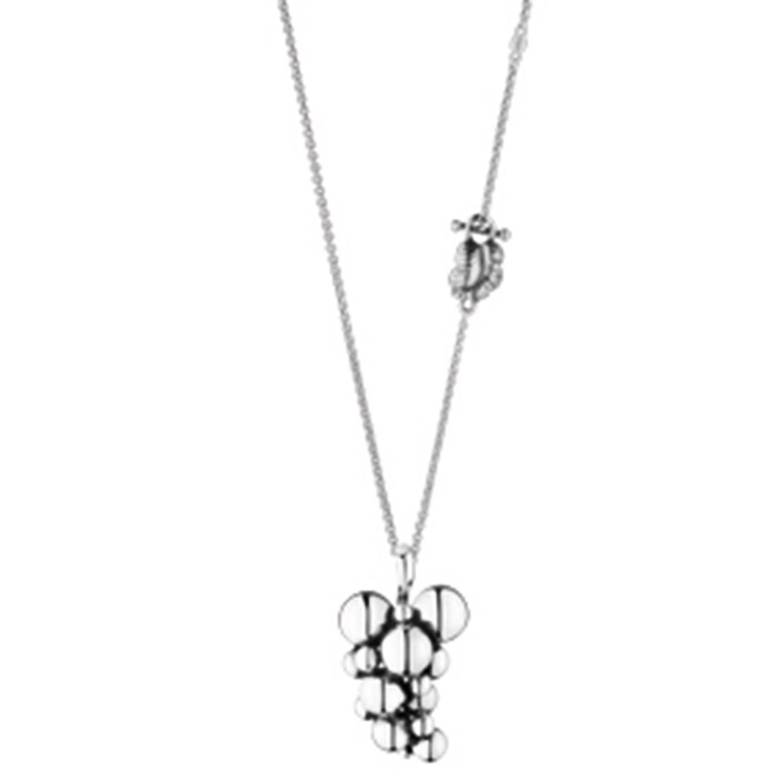 Georg Jensen Oxidised Sterling Silver Moonlight Grapes Pendant