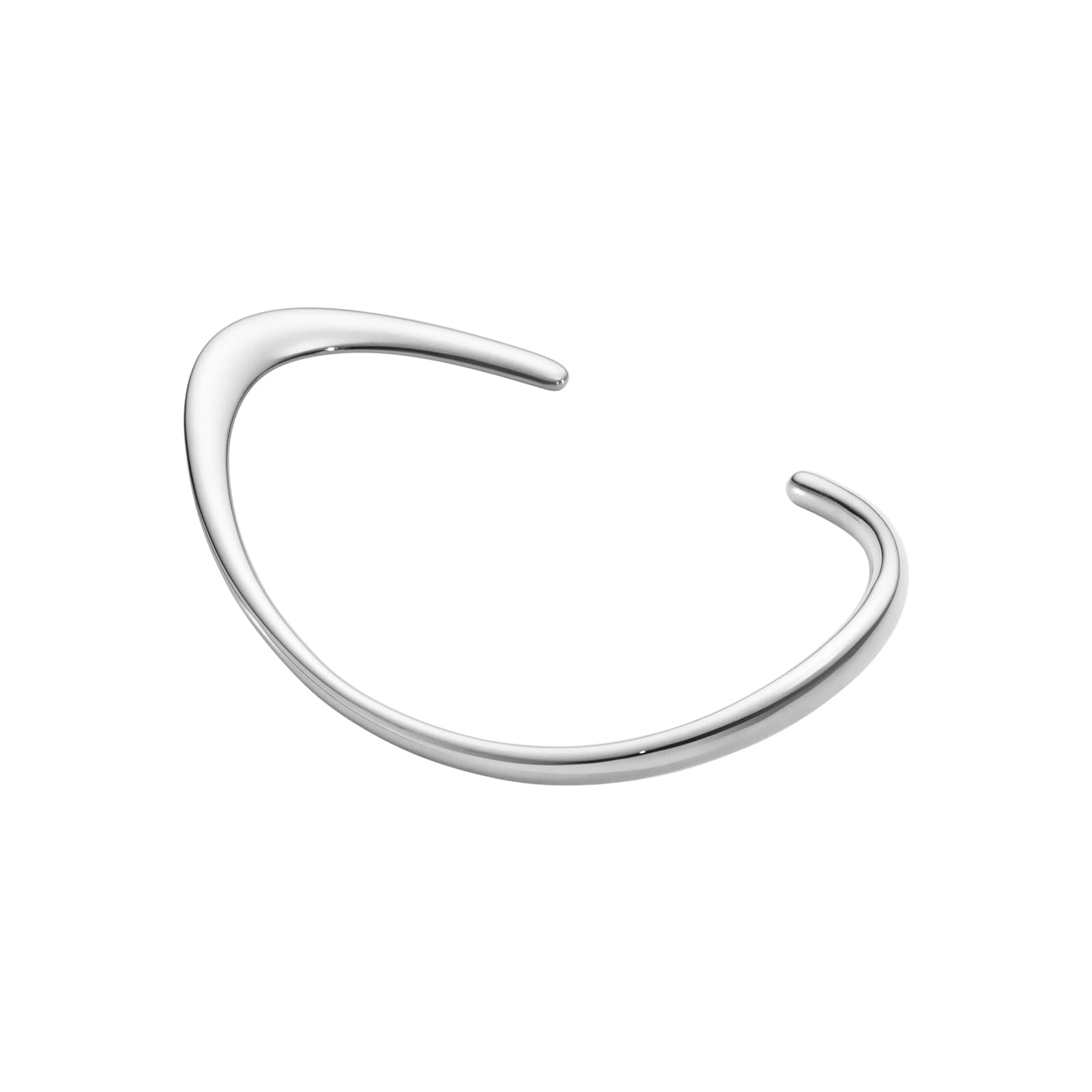 Georg Jensen Sterling Silver Offspring Bangle Large Georg Jensen Sterling Silver Offspring Bangle Large