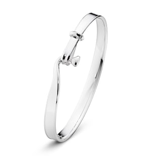 Georg Jensen Sterling Silver Torun Bangle Large