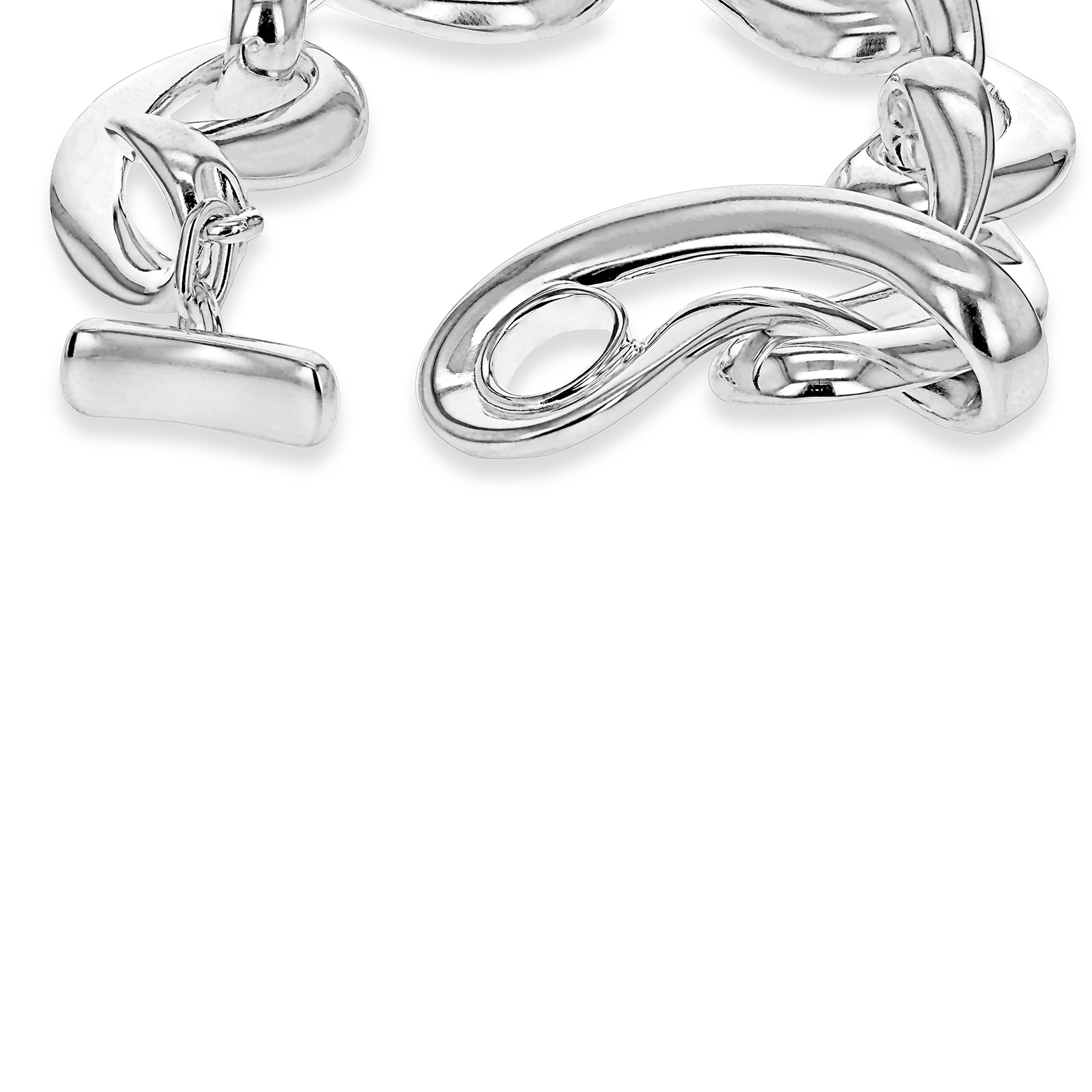 Georg Jensen – Silver Bracelet – Design 171 – Stone Gallery