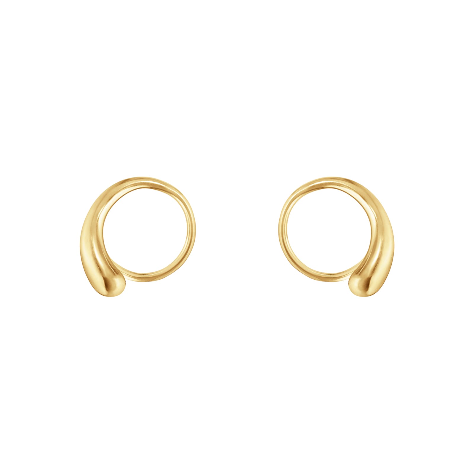 Georg Jensen 18 Ct Yellow Gold Mercy Earrings 10017066 