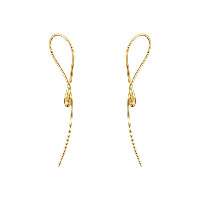 Georg Jensen 18ct Yellow Gold Mercy Drop Earrings