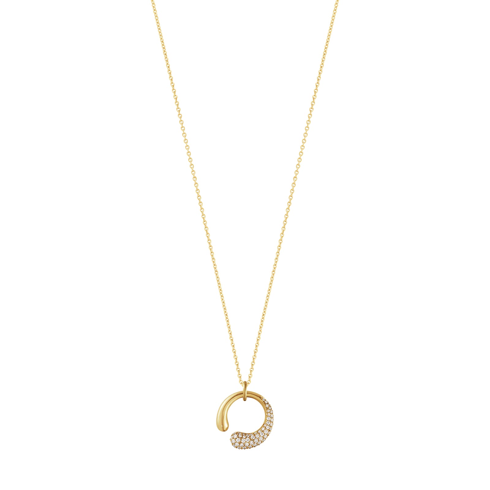 18ct Yellow Gold 0.33ct Diamond Mercy Pendant