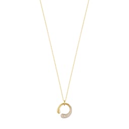 37490595 - 18ct Yellow Gold 0.33ct Diamond Mercy Pendant
