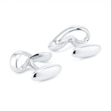 Georg Jensen Silver Mens Classic Infinity Cufflinks