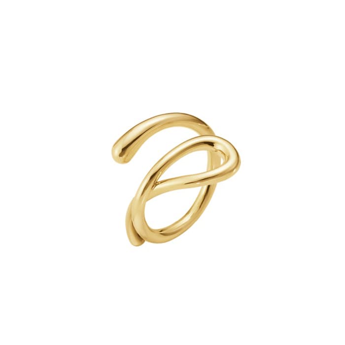 Georg Jensen 18ct Yellow Gold Mercy Swirl Ring