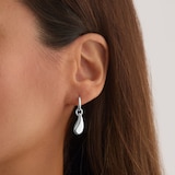 Georg Jensen Sterling Silver Reflect Single Left Drop Earring