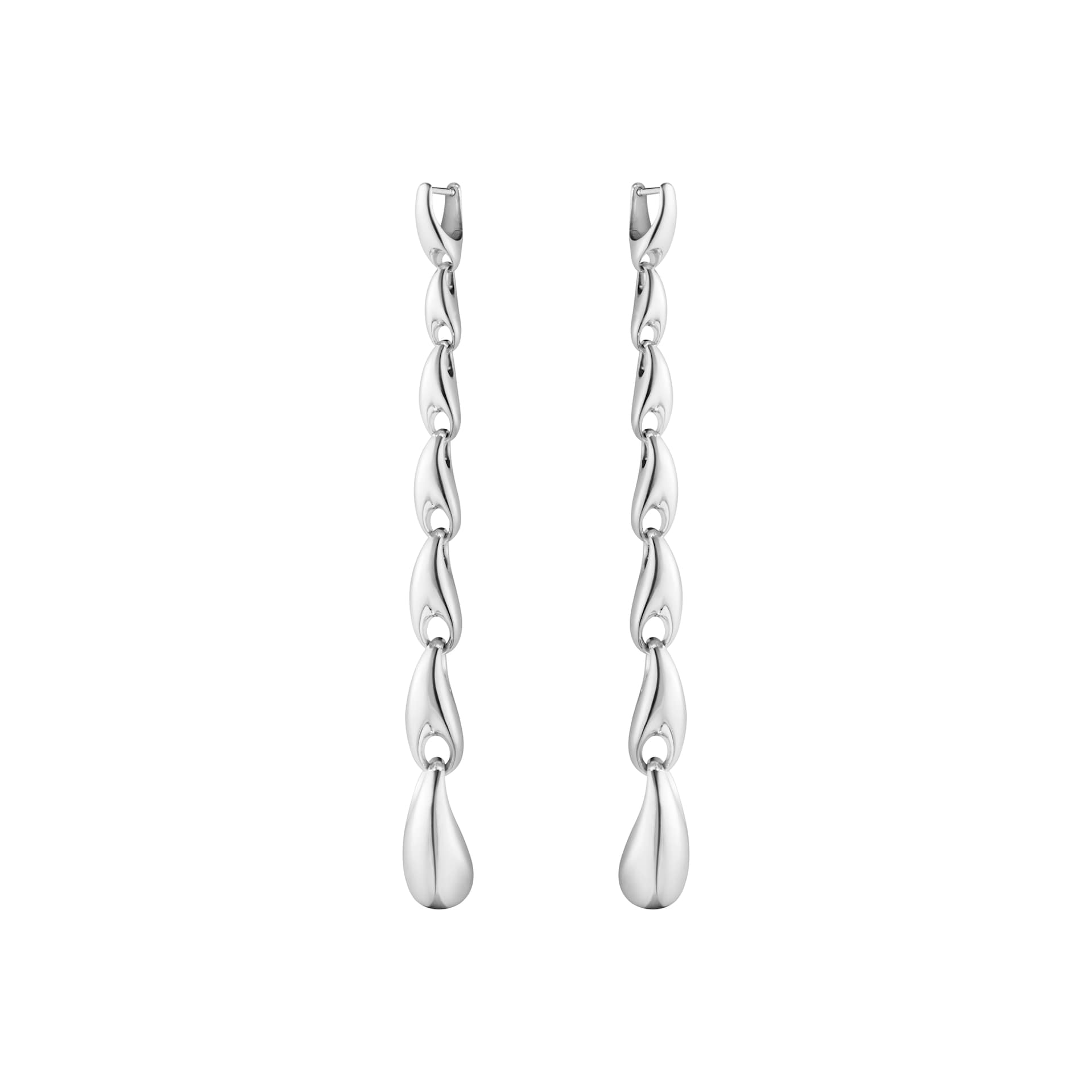 Georg Jensen Sterling Silver Reflect Earring Extra Long