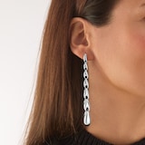 Georg Jensen Sterling Silver Reflect Earring Extra Long