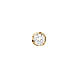 37490640 - 18ct Yellow Gold Signature 0.10ct Diamond Single Stud Earring