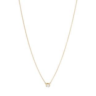 Georg Jensen 18ct Yellow Gold  Signature 0.10ct Diamond Pendant