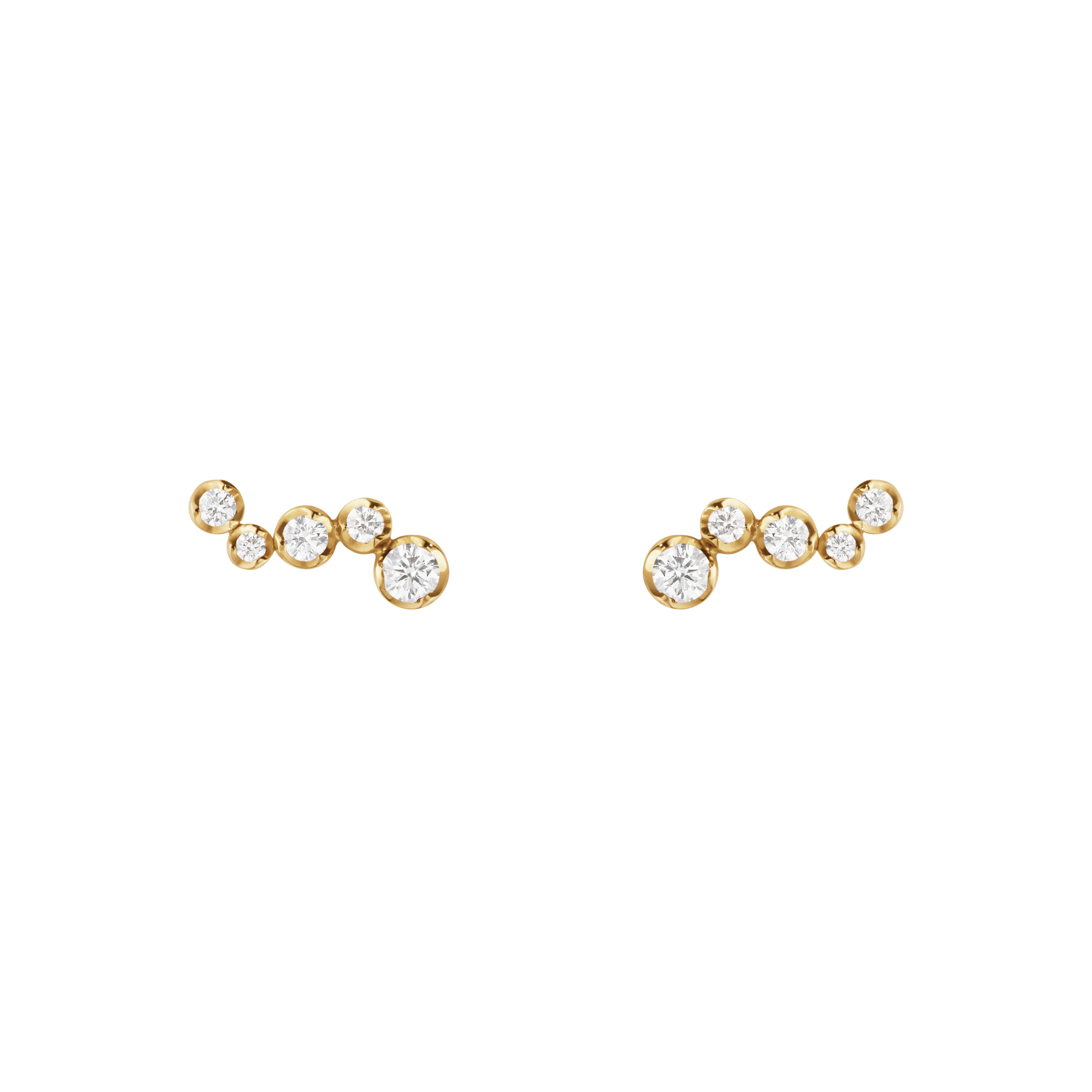 18ct Yellow Gold 0.18ct Diamond Stud Earrings