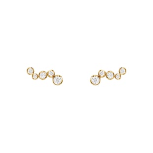 Georg Jensen 18ct Yellow Gold 0.18ct Diamond Stud Earrings