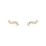 Georg Jensen 18ct Yellow Gold 0.18ct Diamond Stud Earrings