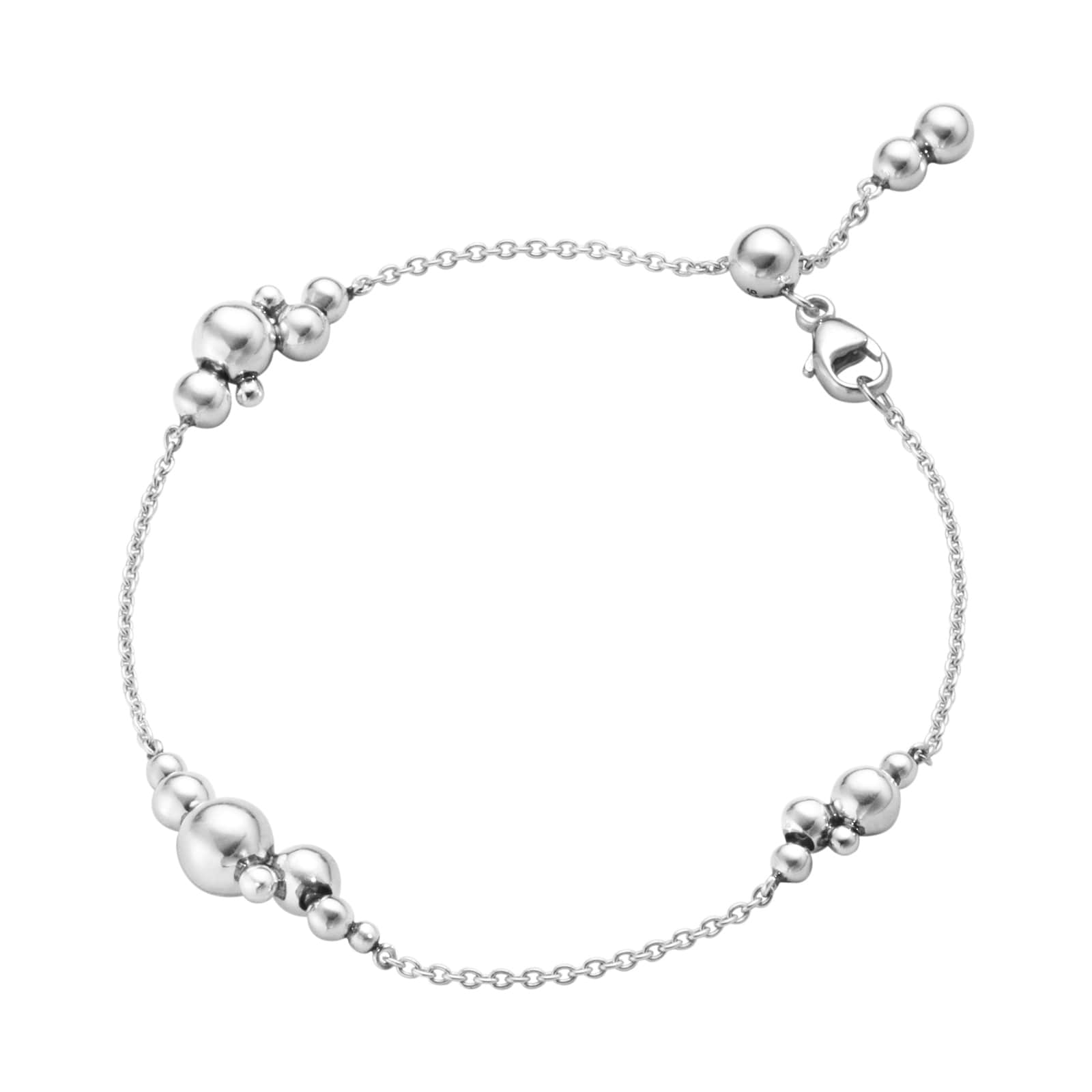 Sterling Silver Moonlight Grapes Chain Bracelet