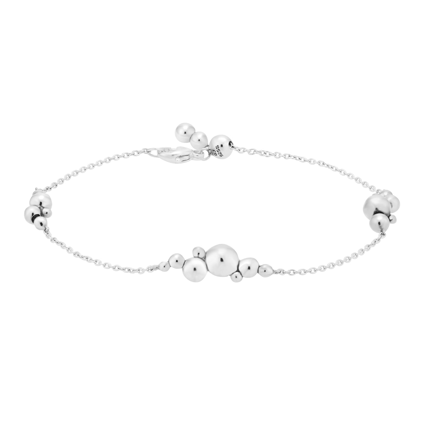 Georg Jensen Sterling Silver Moonlight Grapes Chain Bracelet Georg Jensen Sterling Silver Moonlight Grapes Chain Bracelet
