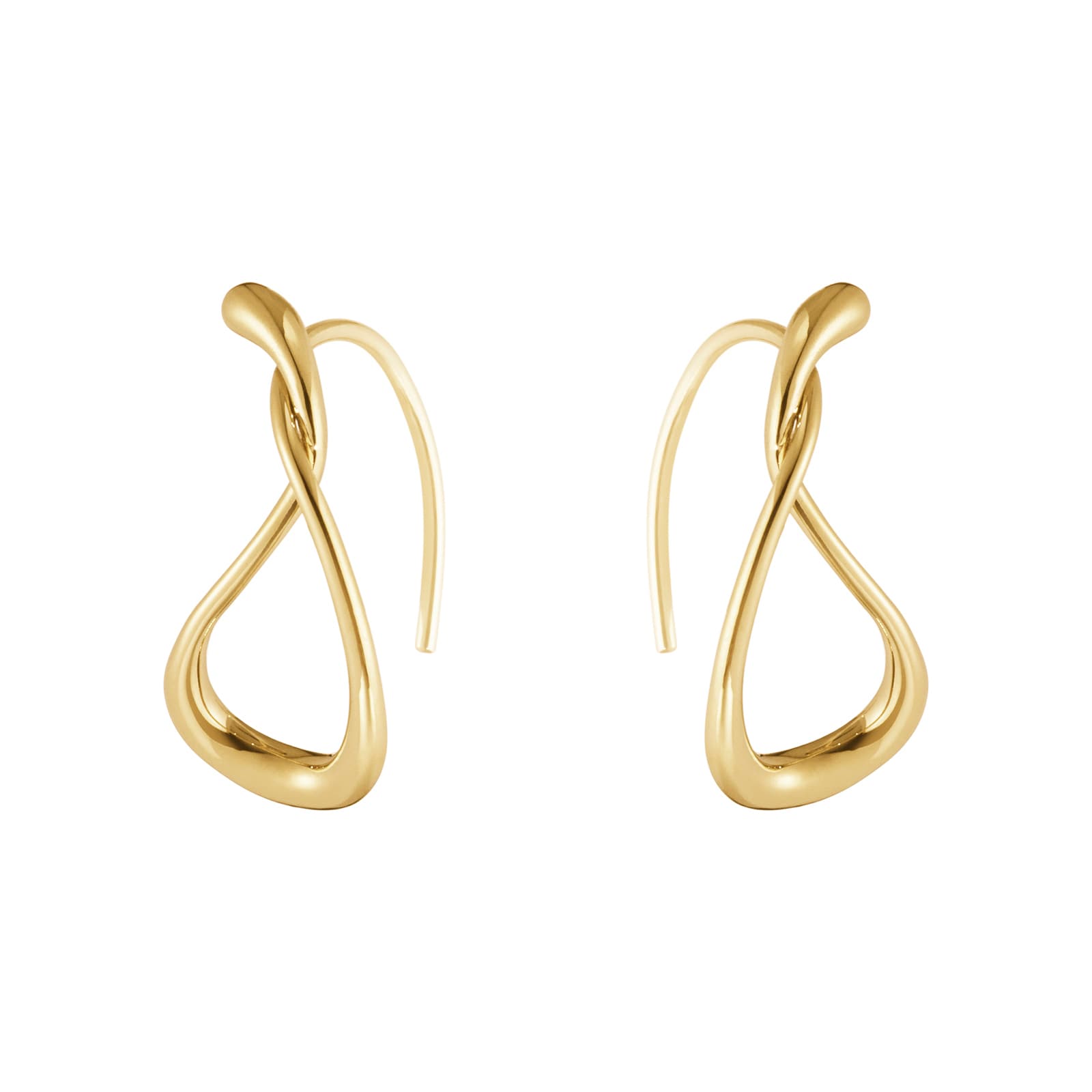 Georg Jensen 18ct Yellow Gold Mercy Drop Earrings