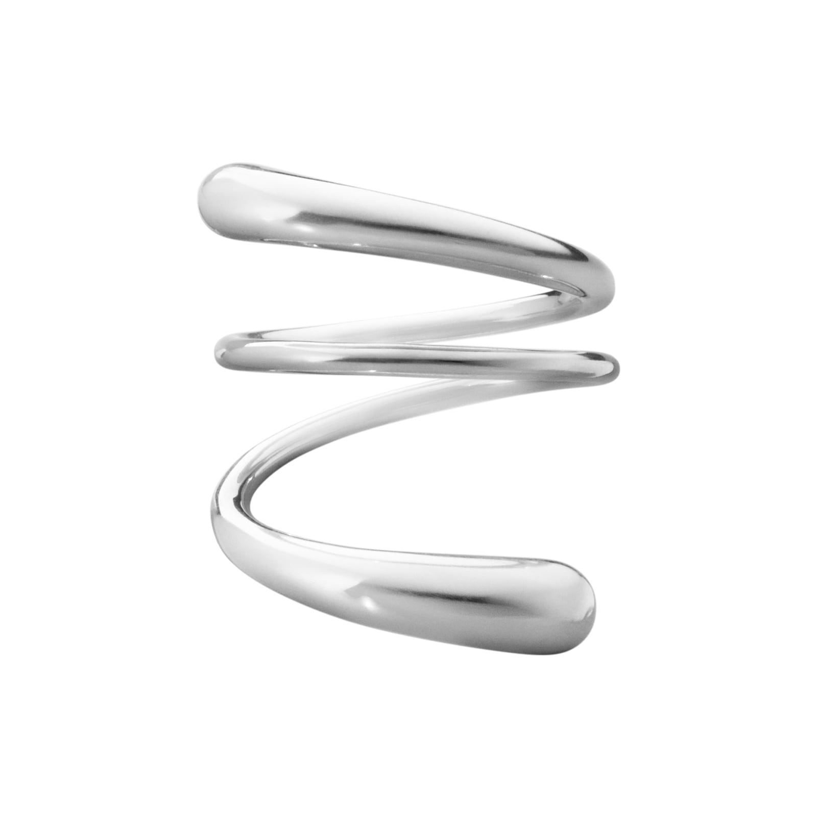 Sterling Silver Mercy Twist Ring - Ring Size N