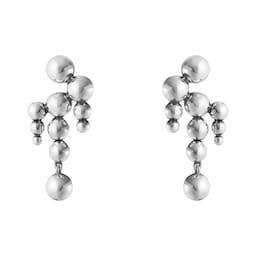 37490667 - Sterling Silver Moonlight Grapes Chandelier Earrings