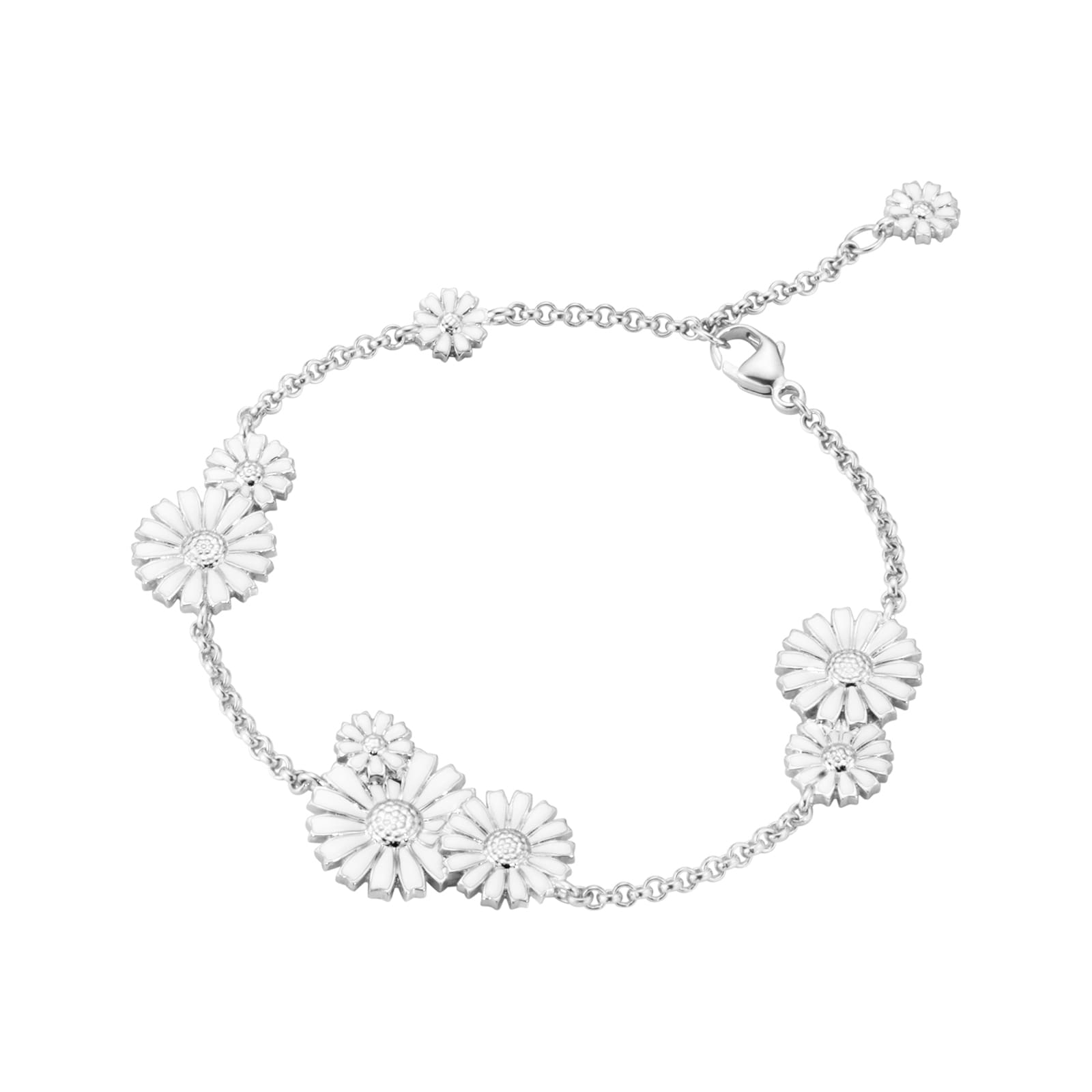 Sterling Silver Daisy Bracelet image