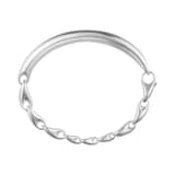 Georg Jensen Sterling Silver Reflect Chain Bracelet - Size Large