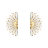 Georg Jensen 18ct Yellow Gold & Sterling Silver Daisy Stud Earrings