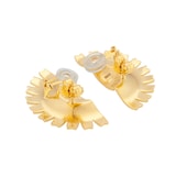 Georg Jensen 18ct Yellow Gold & Sterling Silver Daisy Stud Earrings