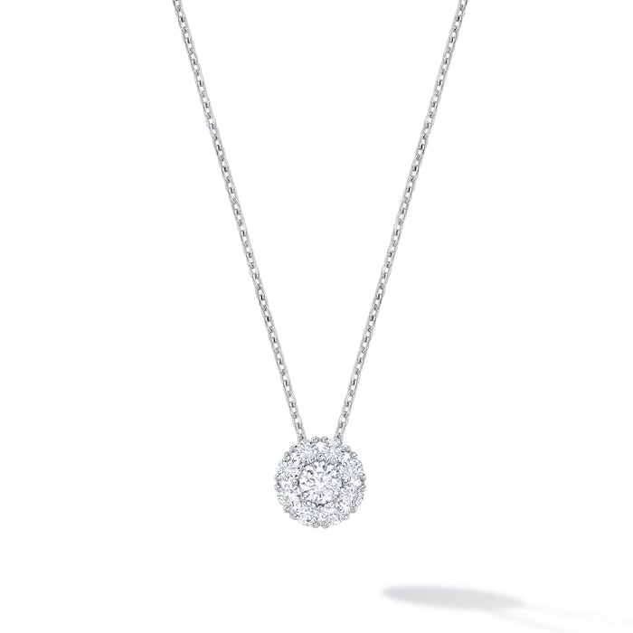 Birks Snowflake 0.46cttw Diamond Cluster Necklace