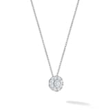 Bijoux Birks Snowflake 0.46cttw Diamond Cluster Necklace