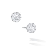 Birks Snowflake 0.92cttw Diamond Cluster Stud Earrings